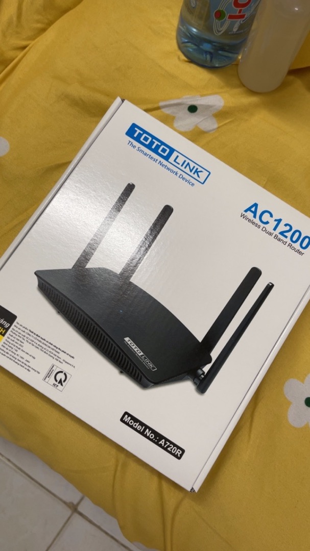 Bộ Phát Wifi Băng Tần Kép AC1200 Totolink A720R - Tốc Độ 1167Mbps, 4 Anten Mở Rộng Phạm Vi Kết Nối Mạnh Mẽ