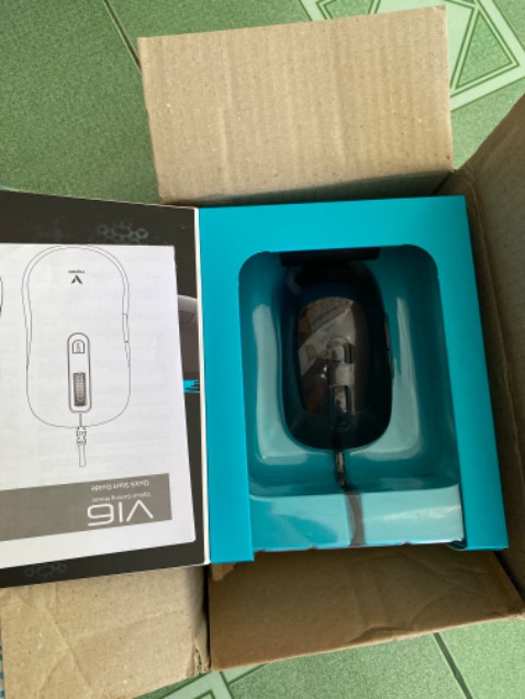 Chuột Gaming Rapoo V16 - Cảm Biến Quang Học, 5 Nút Tùy Chỉnh, Đèn LED RGB, Thiết Kế Chống Trượt, Phù Hợp Chơi Game