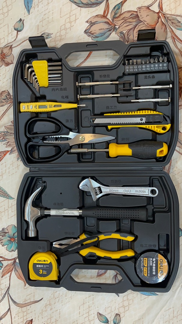 Bộ Dụng Cụ Sửa Chữa Đa Năng 31 Chi Tiết Deli DL5972 - Hộp Dụng Cụ Cầm Tay Chất Lượng, Tiện Lợi cho Gia Đình