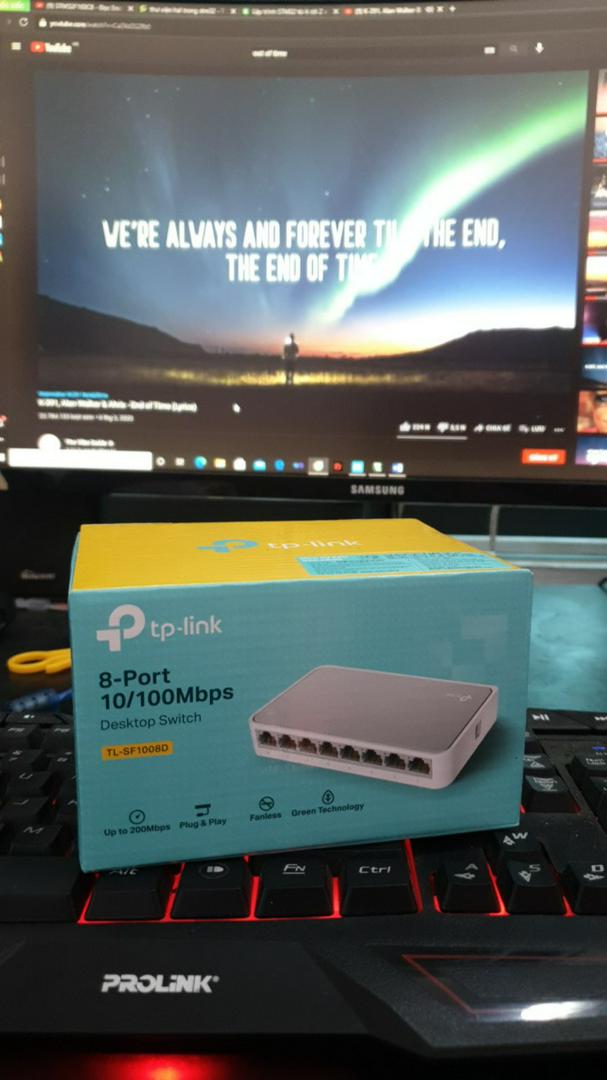 Bộ Chia Tín Hiệu TP-Link TL-SF1008D 8 Cổng Ethernet Tốc Độ Cao 10/100Mbps - Thiết Bị Kết Nối Cho Văn Phòng Nhỏ