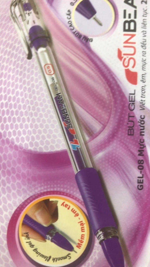 Hộp 20 bút gel Thiên Long GEL-08 - Bút mực đen, đỏ, tím, xanh, viết êm tay, phù hợp cho học sinh, sinh viên và văn phòng
