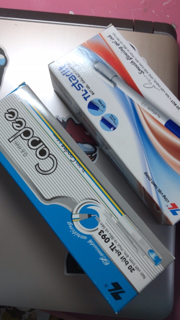 Hộp 20 Bút Gel Thiên Long GEL-012 - Viết êm mượt, màu đa dạng, tiện dụng cho học sinh, văn phòng