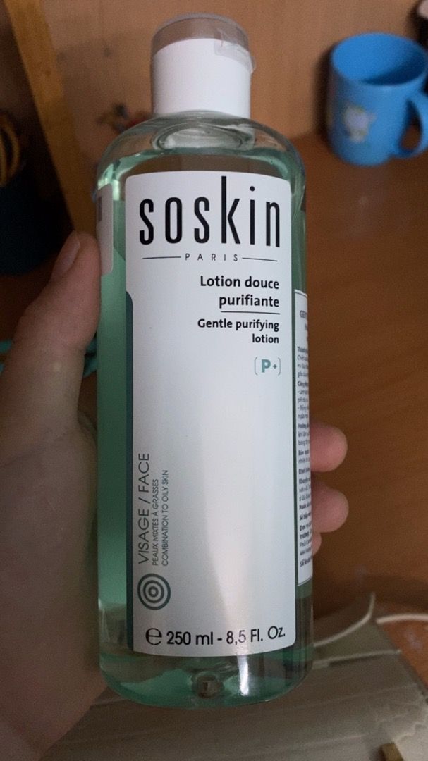 Nước Hoa Hồng Soskin Gentle Purifying Lotion 250ml - Chăm Sóc Da Dầu, Ngăn Ngừa Mụn, Làm Sạch Sâu, Cân Bằng Độ Ẩm
