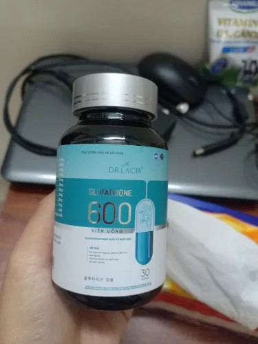 Viên uống Glutathione 600mg Dr. Lacir - Hỗ trợ làm trắng da và giảm thâm nám hiệu quả từ Nhật Bản