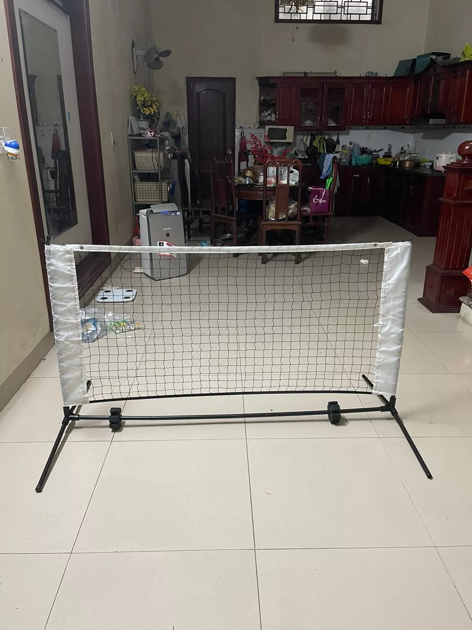 Lưới Pickleball Mini Tập Luyện Tại Nhà - Dễ Dàng Lắp Đặt, Di Chuyển Tối Ưu Cho Không Gian Hạn Chế 0,91m x 1,5m