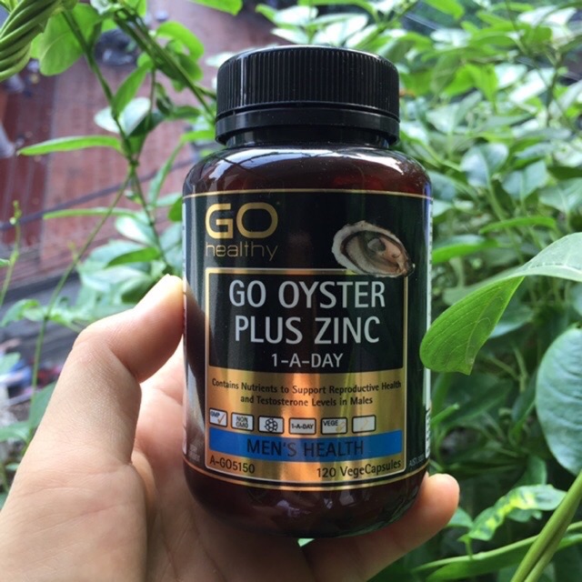 Viên uống Tinh Chất Hàu Go Healthy Plus Zinc - Hỗ Trợ Sức Khỏe Nam Giới, Bổ Sung Kẽm, 120 Viên