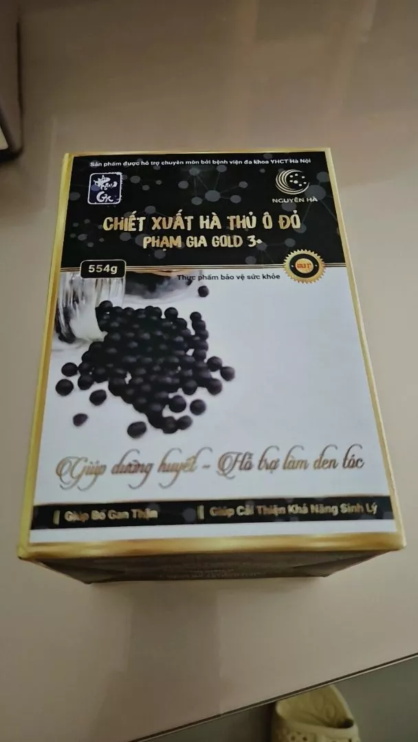 Hà Thủ Ô Phạm Gia Gold 3+ Giúp Đen Tóc đẹp da