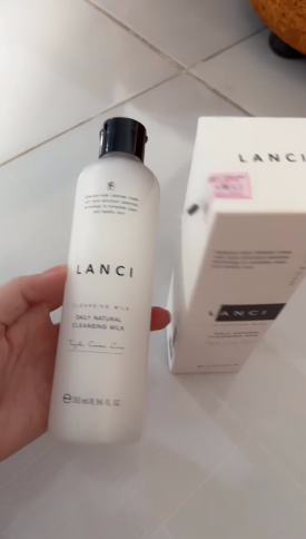 Sữa Tẩy Trang Lanci Daily Natural Cleansing Milk Hàn Quốc 300ml - Làm Sạch Da, Dưỡng Ẩm, Kháng Khuẩn, Giảm Mụn Trứng Cá