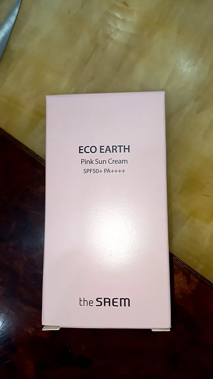 Kem Chống Nắng The SAEM Earth Power SPF 50+ Hồng - Dành Cho Da Nhạy Cảm, Cấp Ẩm, Thấm Nhanh, Giữ Da Mềm Mịn