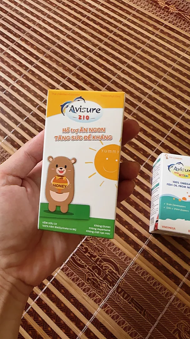 Kẽm Hỗ Trợ Ăn Ngon Avisure Zio - Bổ Sung Kẽm Hữu Cơ Tự Nhiên Tăng Đề Kháng Cho Trẻ 6 Tháng Tuổi Trở Lên