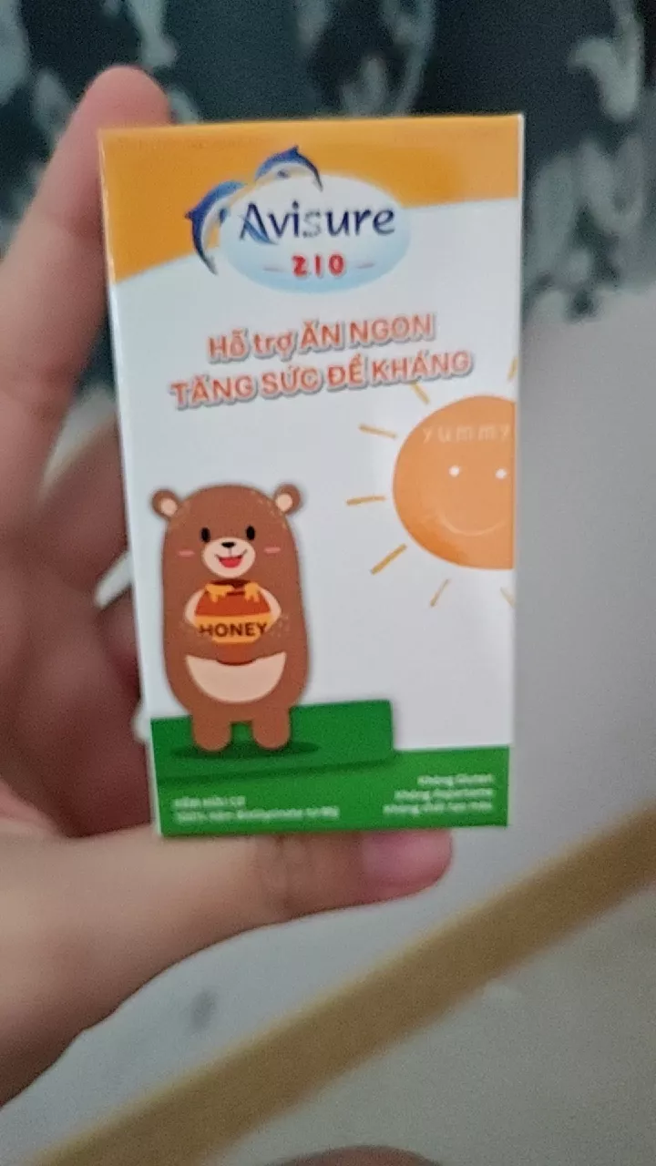 Kẽm Hỗ Trợ Ăn Ngon Avisure Zio - Bổ Sung Kẽm Hữu Cơ Tự Nhiên Tăng Đề Kháng Cho Trẻ 6 Tháng Tuổi Trở Lên