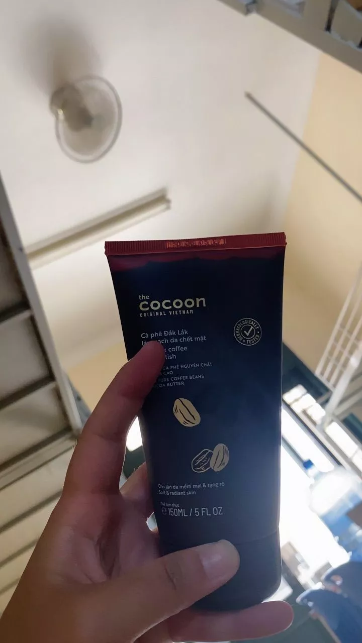 Tẩy Da Chết Mặt Cà Phê Đắk Lắk Cocoon 150ml - Giúp Da Mềm Mại, Sáng Mịn, Thể Dạng Kem Xay Mịn, Không Chứa Hóa Chất Độc Hại