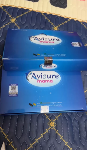 Vitamin cho bà bầu Avisure Mama chứa DHA, Quatrefolic, Sắt từ châu âu