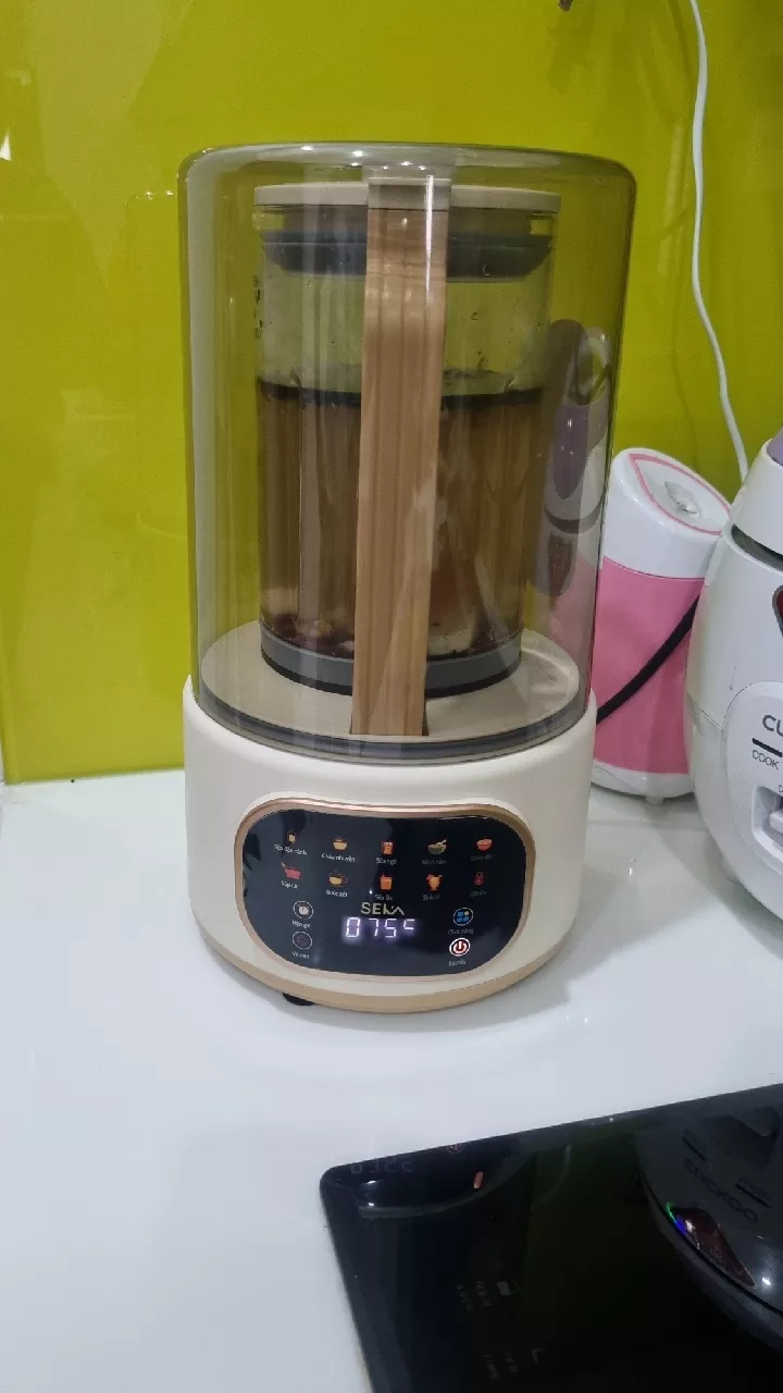 Máy làm sữa hạt đa năng Seka E500 - 10 chế độ xay nấu, hộp chống ồn hiện đại, lưỡi dao 12 cánh, dung tích 1.5L, thiết kế sang trọng