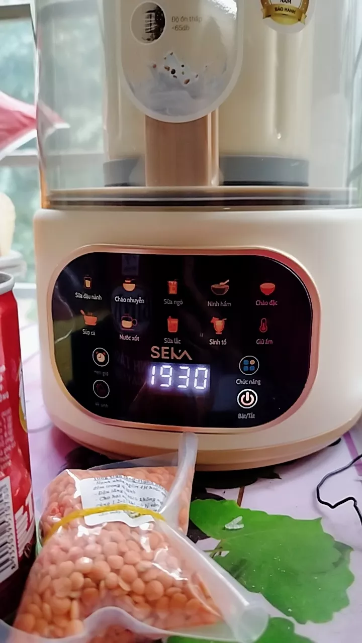 Máy làm sữa hạt đa năng Seka E500 - 10 chế độ xay nấu, hộp chống ồn hiện đại, lưỡi dao 12 cánh, dung tích 1.5L, thiết kế sang trọng