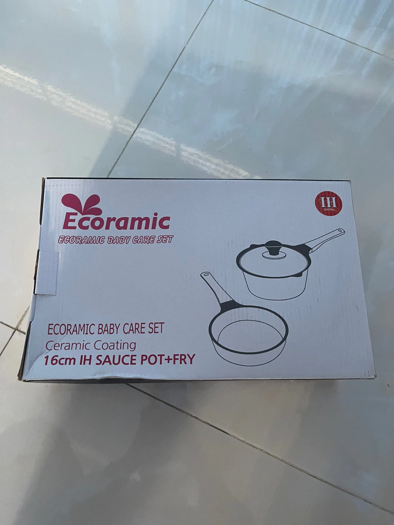 Bộ Nồi Chảo Ecoramic Baby Care 16cm Đế Từ - Chống Dính 7 Lớp An Toàn Cho Sức Khỏe Trẻ Em, Nấu Nhanh Tiết Kiệm Năng Lượng