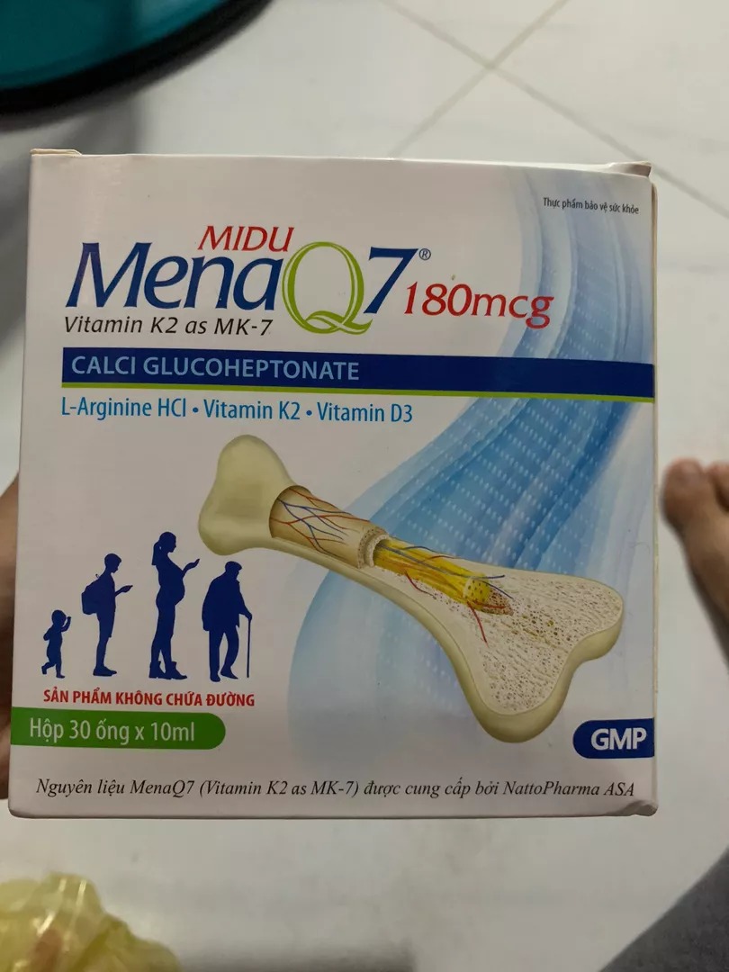 Siro Tăng Chiều Cao Midu MenaQ7 180mcg - Hỗ Trợ Phát Triển Chiều Cao Tối Ưu Cho Trẻ Em Và Người Lớn, Bổ Sung Vitamin K2, Canxi, Vitamin D3