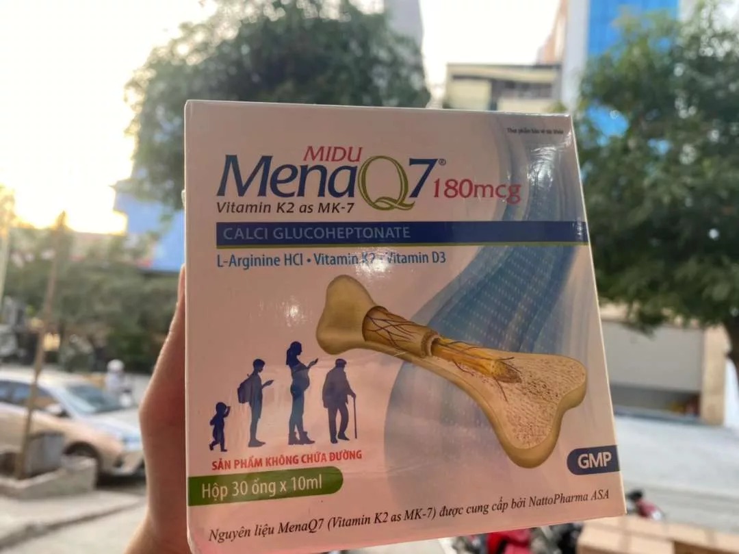 Siro Tăng Chiều Cao Midu MenaQ7 180mcg - Hỗ Trợ Phát Triển Chiều Cao Tối Ưu Cho Trẻ Em Và Người Lớn, Bổ Sung Vitamin K2, Canxi, Vitamin D3