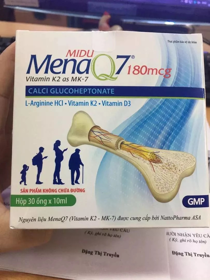 Siro Tăng Chiều Cao Midu MenaQ7 180mcg - Hỗ Trợ Phát Triển Chiều Cao Tối Ưu Cho Trẻ Em Và Người Lớn, Bổ Sung Vitamin K2, Canxi, Vitamin D3