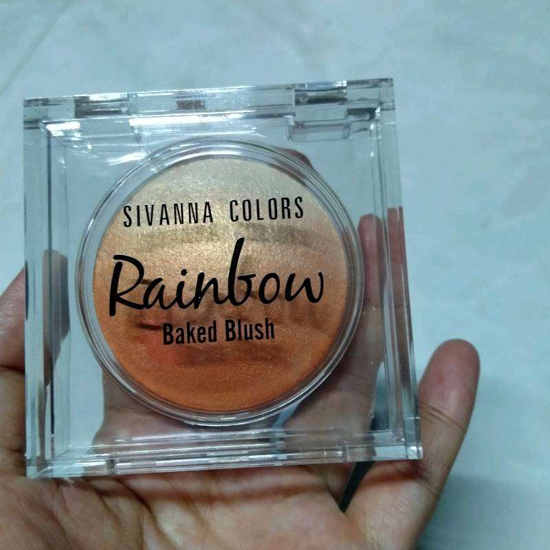 Phấn Má Hồng Bắt Sáng Có Nhũ Sivanna Rainbow - Bảng Màu 3 Tông Nào Đẹp, Bền Màu, Tự Nhiên Chất Lượng Cao