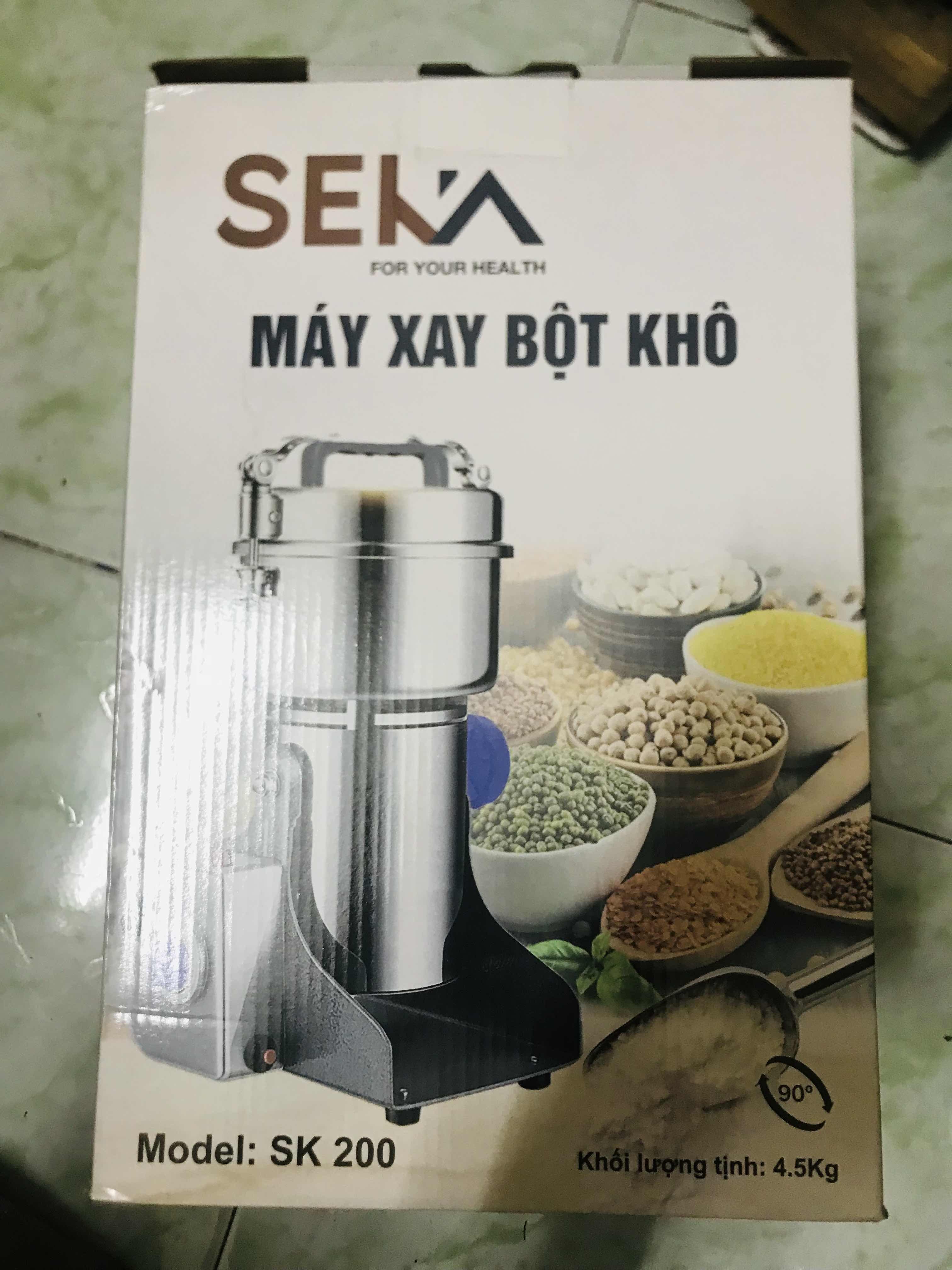 Máy Xay Bột Khô Đa Năng Seka SK-200 (SK800Y) Xay Mọi Thực Phẩm - Hàng chính hãng