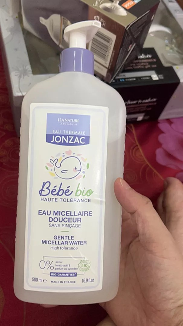Nước Hỗ Trợ Làm Sạch Da Cho Bé Sơ Sinh Eau Thermale Jonzac 500ml - An Toàn, Dịu Nhẹ, Không Chất Gây Kích Ứng, Pháp