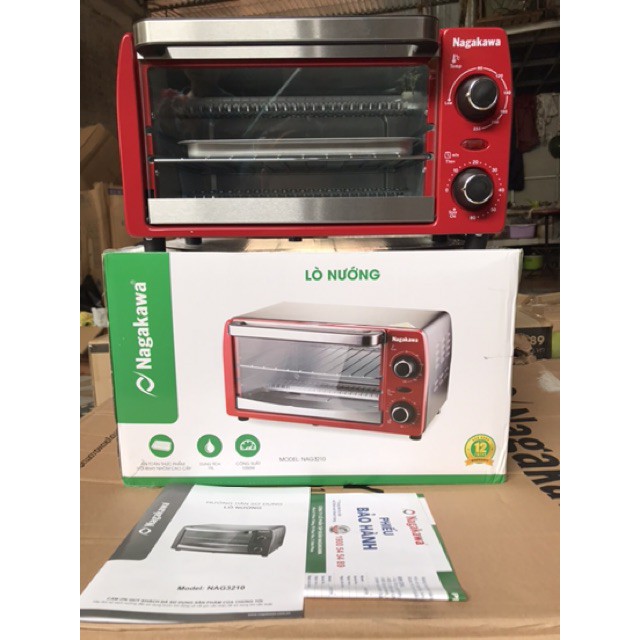 Lò Nướng Điện Nagakawa NAG3210 10L - Thiết Kế Hiện Đại, Đa Chức Năng, Tiện Lợi Cho Gia Đình