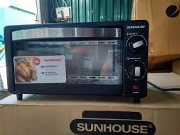Lò Nướng Điện Sunhouse SHD4206 10L Hẹn Giờ - Lò Nướng Hiện Đại 800W Tiện Lợi Cho Gia Đình