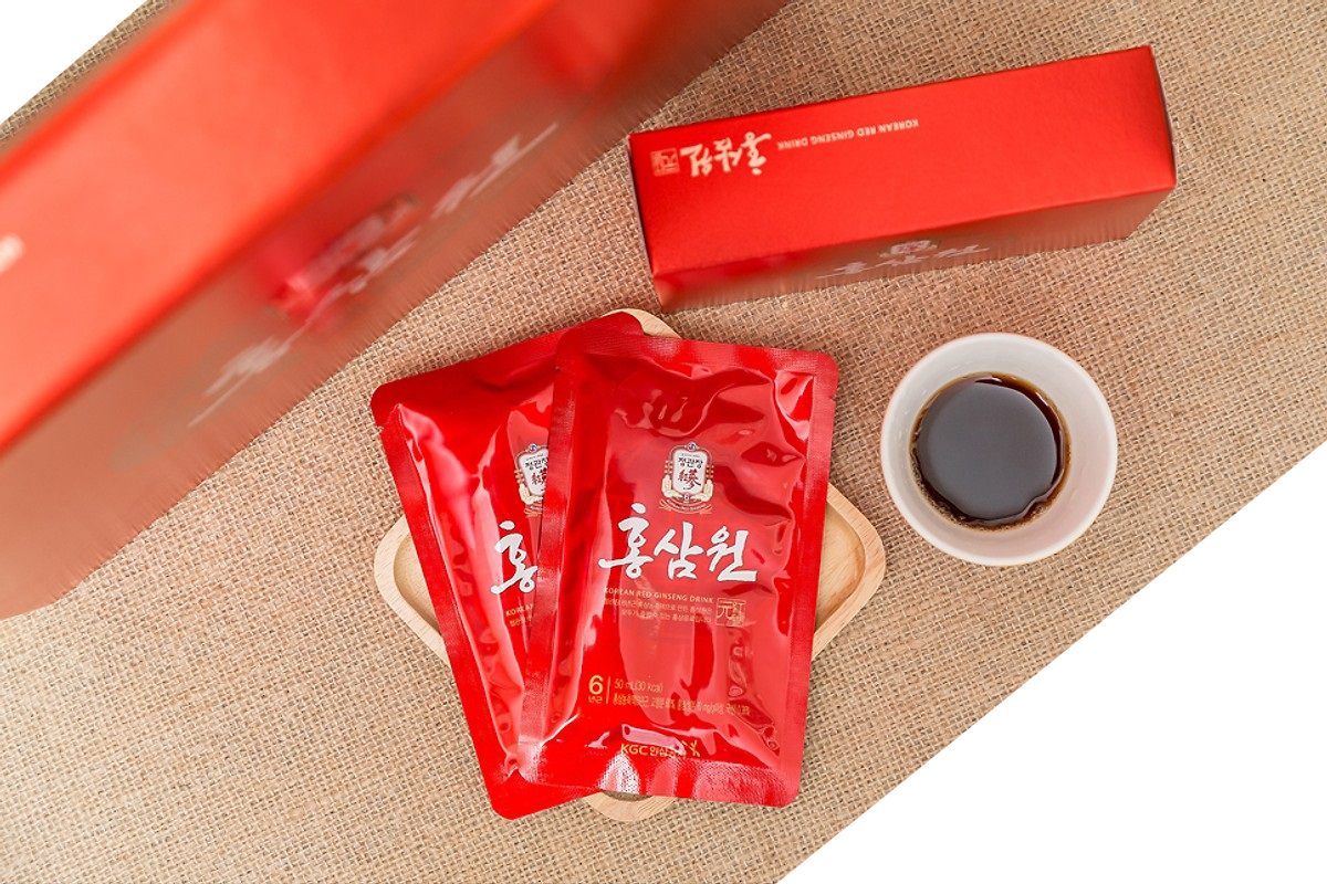 Nước Hồng Sâm Won KGC Cheong Kwan Jang Hàn Quốc 30 Gói - Hỗ Trợ Tăng Cường Sức Khỏe, Đặc Biệt Cho Người Cao Tuổi và Phụ Nữ Tuổi Mãn Kinh