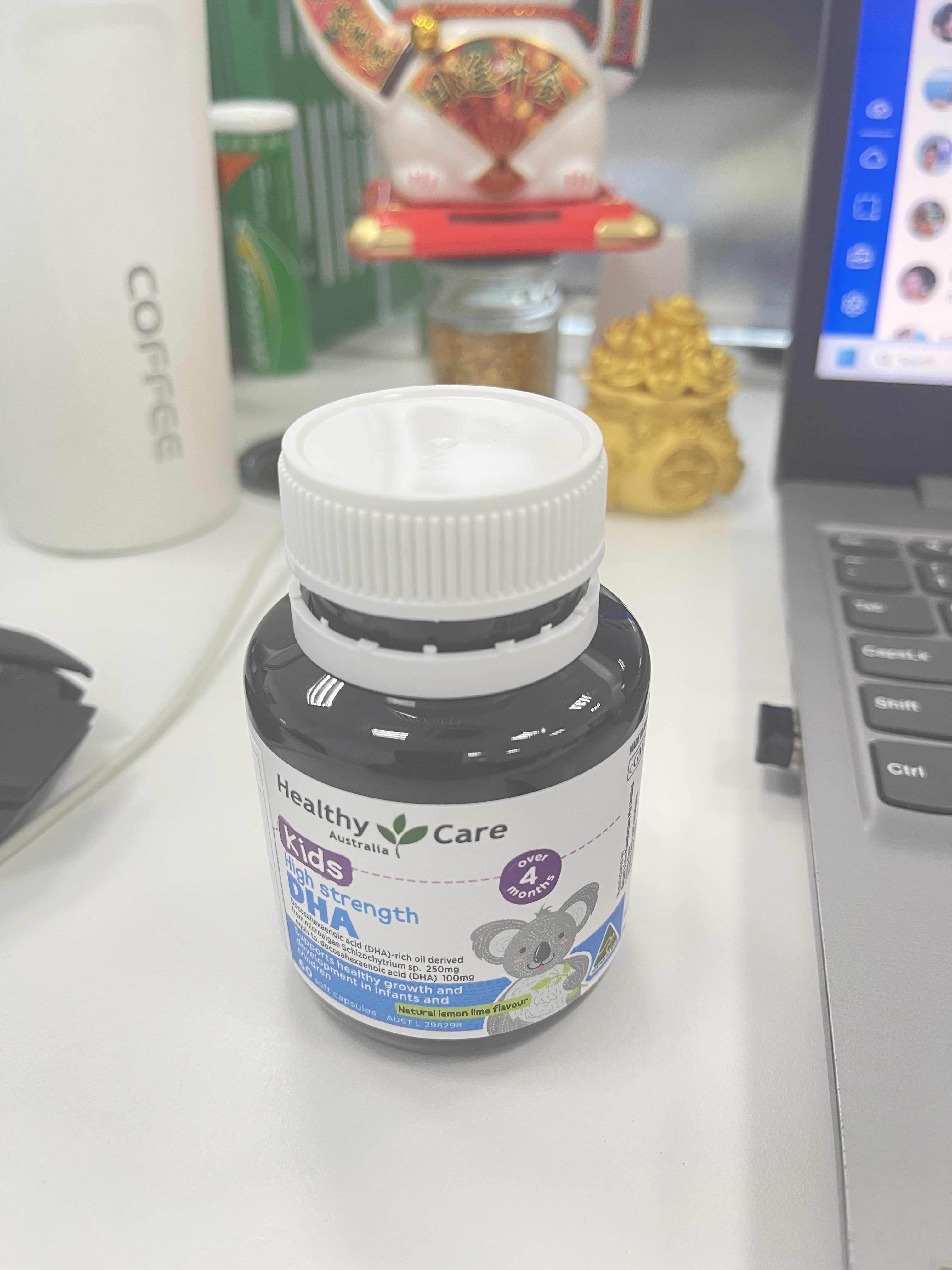Viên Uống DHA Healthy Care Cho Trẻ Em 60 Viên - Bổ Sung Phát Triển Não Bộ & Thị Giác, Từ Úc, Dễ Uống