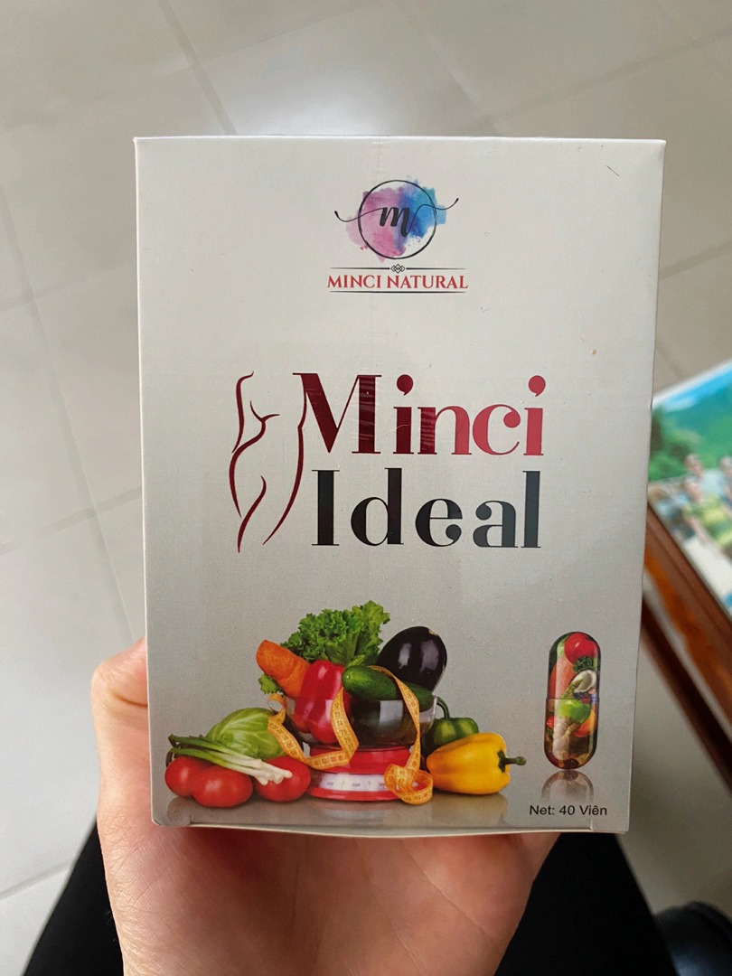 Viên Uống Giảm Cân Minci Ideal - Hỗ Trợ Tăng Chuyển Hóa, Ngăn Mỡ Dư Thừa, Vóc Dáng Thon Thả - Lọ 40 Viên Thiên Nhiên An Toàn