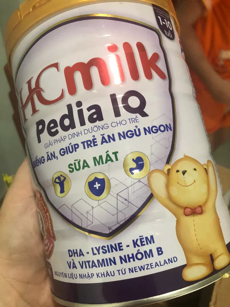Sữa HC Milk Pedia IQ 900g - Dinh Dưỡng Bổ Sung Cho Trẻ Biếng Ăn Từ 1-10 Tuổi, Hỗ Trợ Tăng Cân Tự Nhiên, Phát Triển Khỏe Mạnh