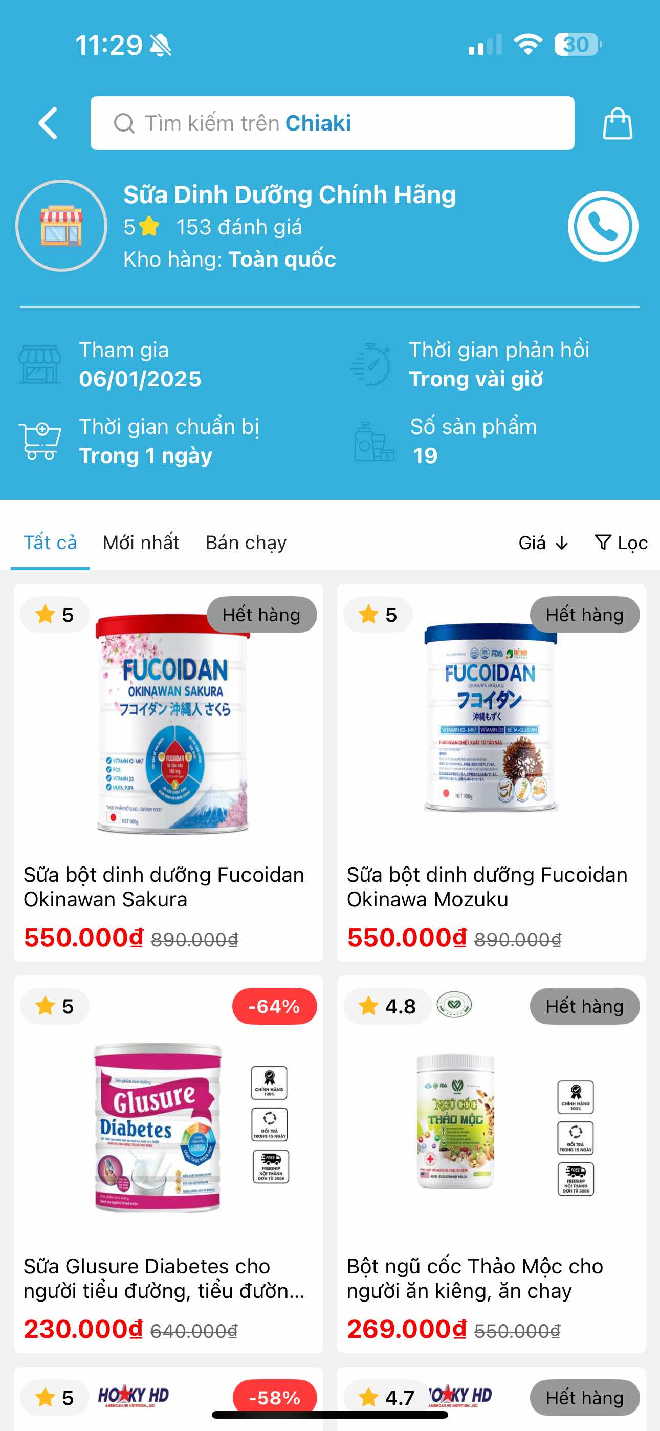 Sữa Bột Fucoidan Mozuku 900g - Tăng Cường Sức Đề Kháng, Giúp Bảo Vệ Sức Khỏe Người Lớn