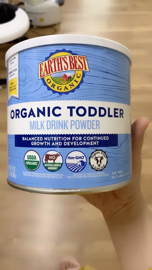 Sữa Earth’s Best Organic Toddler Xanh 595g - Dinh Dưỡng Cho Bé Trên 1 Tuổi, Bổ Sung DHA, Canxi, Prebiotics Hỗ Trợ Phát Triển Toàn Diện