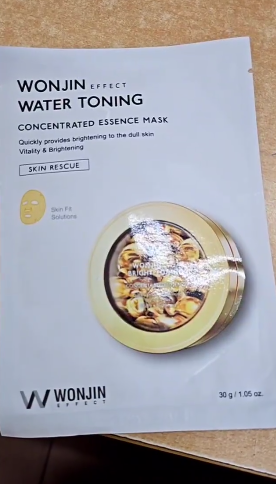 Mặt Nạ Dưỡng Trắng Trẻ Hóa Da Wonjin Effect Water Toning - 18 Vitamin Cung Cấp Độ Ẩm và Làm Sáng Da, Ngừa Mụn