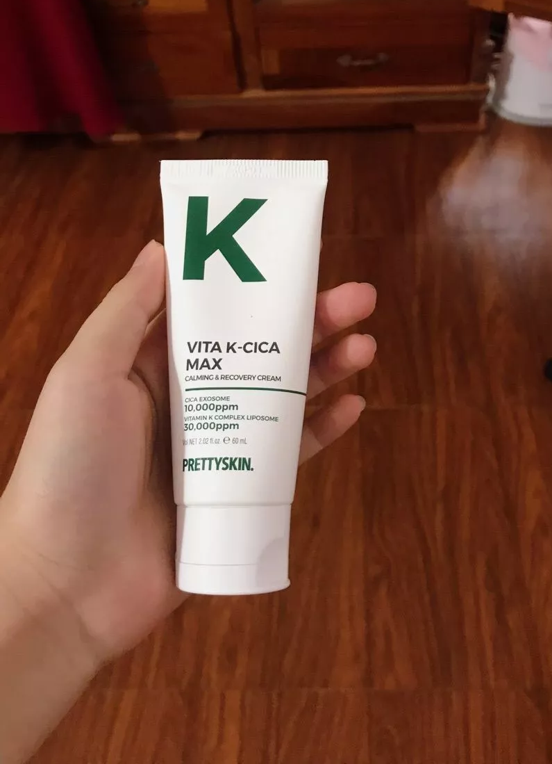Kem Dưỡng Phục Hồi Da Pretty Skin Vita K-Cica Max - Kem Dưỡng Ẩm Chống Kích Ứng, Giúp Da Căng Mướt, Phục Hồi Da Nhạy Cảm 60ml