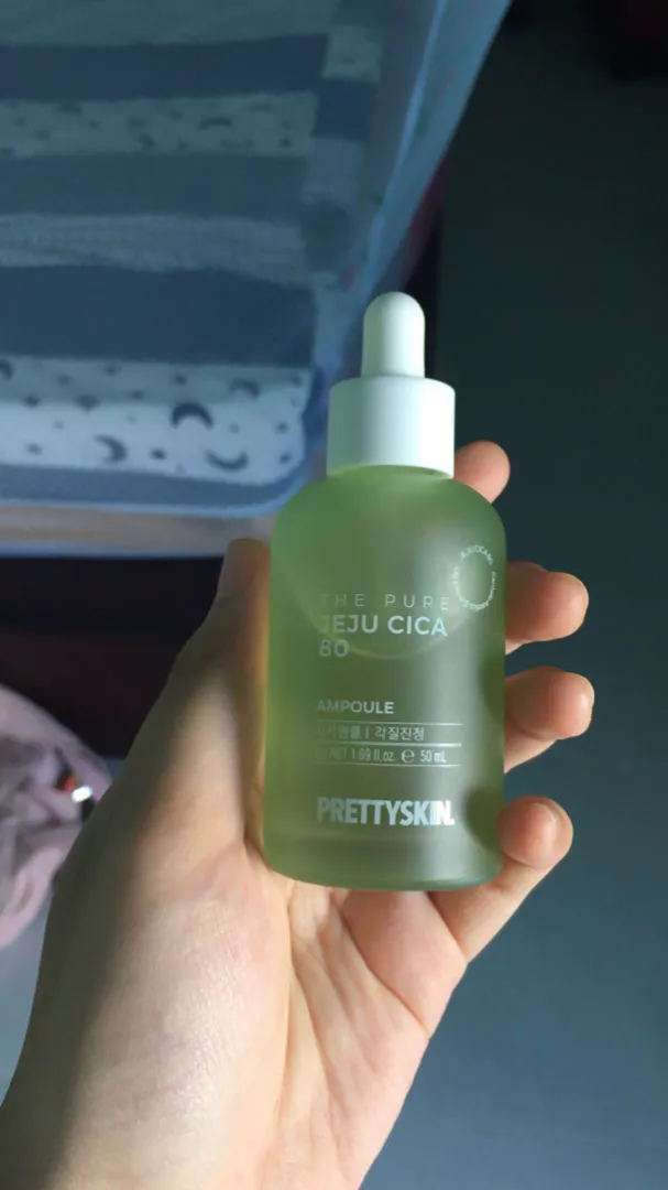 Tinh Chất Rau Má Prettyskin The Pure Jeju Cica 80 Ampoule - Serum Làm Dịu, Kháng Viêm, Tái Tạo Da Cho Làn Da Khỏe Mạnh