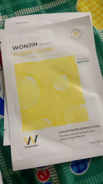 Mặt Nạ Dưỡng Sáng Da Wonjin Effect Flash Glow - Công Thức Giữ Ẩm, Trẻ Hóa Da Từ Chiết Xuất Thiên Nhiên, Phù Hợp Mọi Loại Da