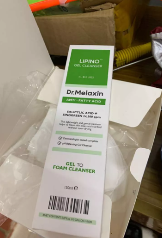 Sữa Rửa Mặt Giảm Nhờn Mụn Dr.Melaxin Lipino Gel Cleanser - Làm Sạch Da Tự Nhiên, Đặc Biệt Cho Da Dầu và Da Mụn 15ml