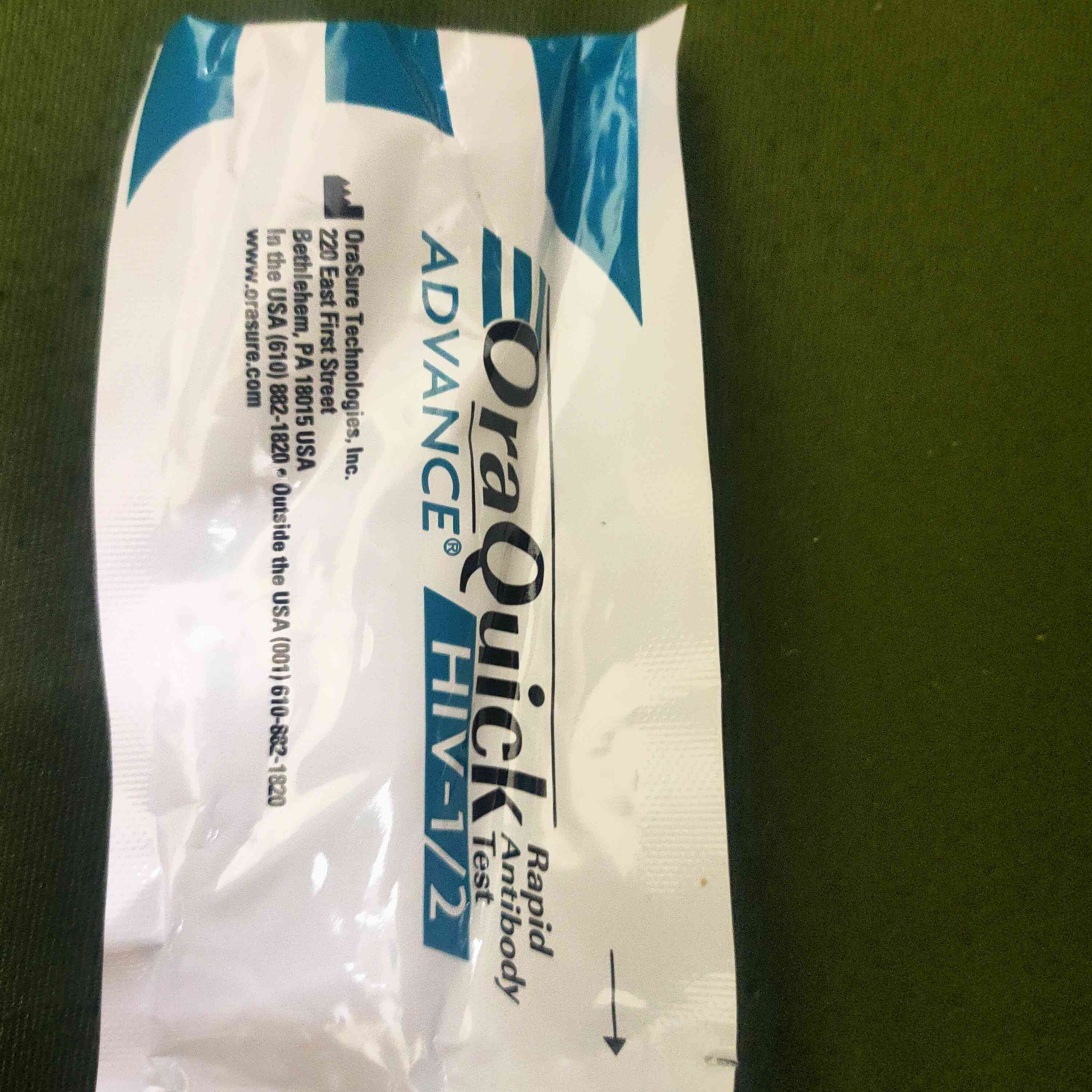Bộ test xét nghiệm HIV bằng dịch miệng - OraQuick HIV không cần lấy máu
