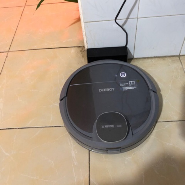 Robot Hút Bụi Lau Nhà Ecovacs Deebot DN55 - Thiết Kế Sang Trọng, Tùy Chọn 2 Lực Hút, Điều Khiển Qua App