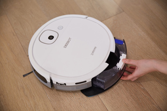 Robot Hút Bụi Ecovacs Deebot DJ35 - Công Nghệ Mắt Thần Thông Minh, Tự Động Vệ Sinh, Điều Khiển Qua App - Dễ Dàng Sử Dụng