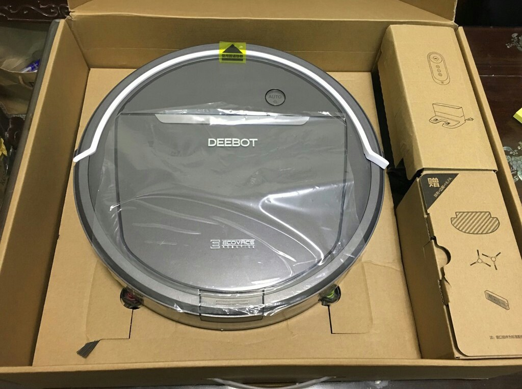 Robot hút bụi Ecovacs Deebot DD35 - Điều khiển từ xa, quét, hút và lau thông minh, thiết kế hiện đại và tiện lợi cho gia đình