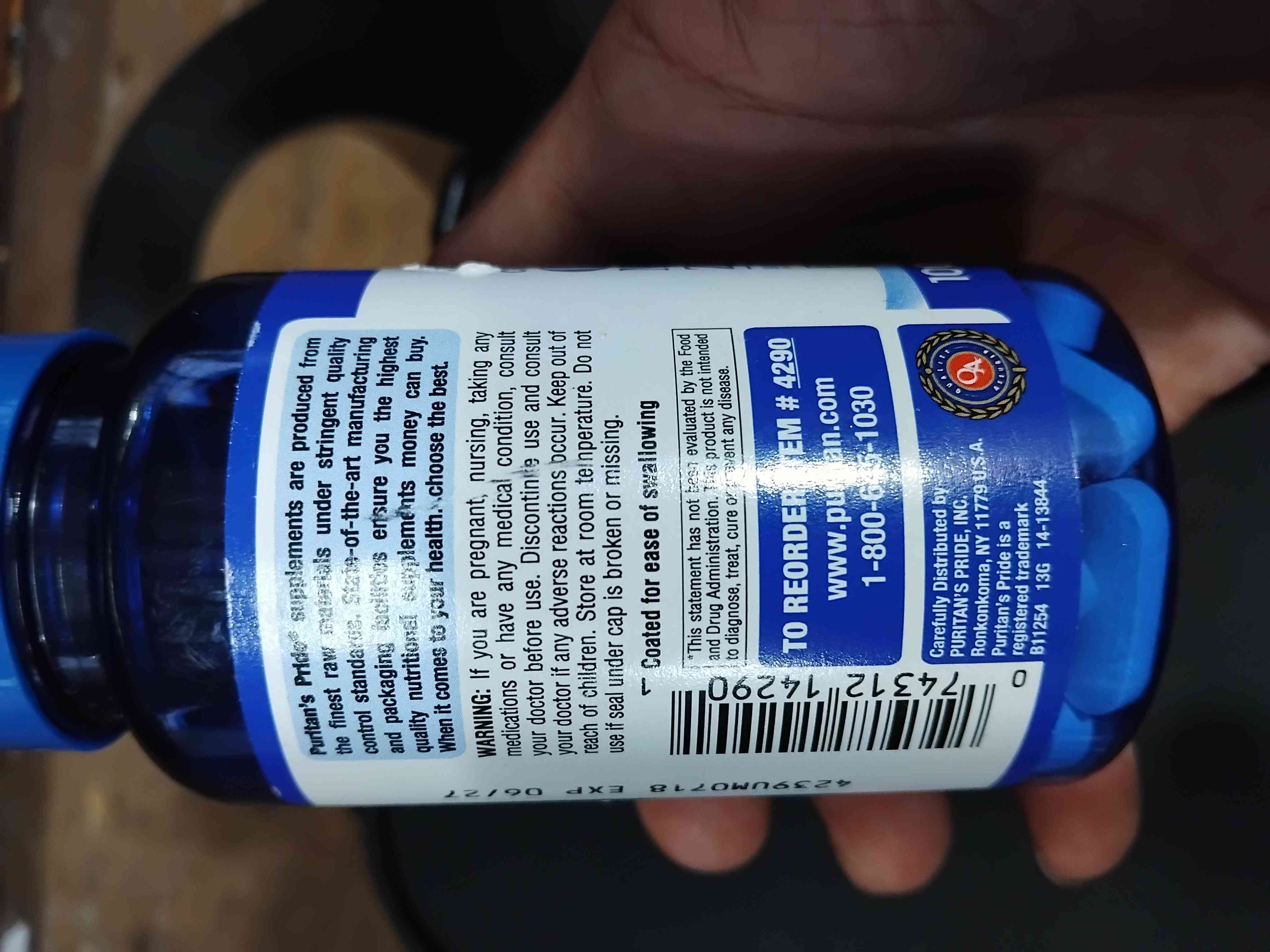 Viên uống Puritan’s Pride Calcium Magnesium Zinc 100 viên - Hỗ trợ sức khỏe xương khớp, bổ sung canxi, magie, kẽm cho cơ thể khỏe mạnh