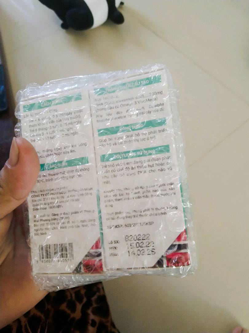 Avisure DHA Smart Kid 20ml - Bổ sung DHA tinh khiết cho trẻ sơ sinh, hỗ trợ phát triển não bộ, hệ thần kinh và thị lực, chất lượng từ Nauy.