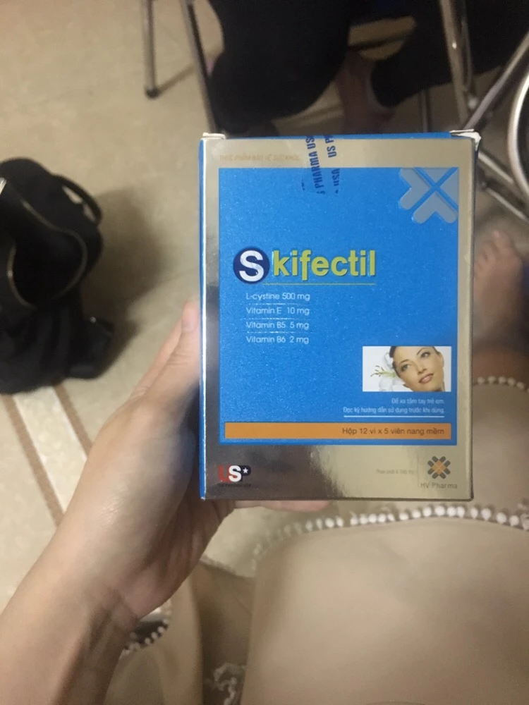 Viên Uống Làm Đẹp Da Skifectil - Hỗ Trợ Giảm Nhăn, Nám Sạm Da, Tăng Cường Sáng Da - Hộp 60 Viên Chất Lượng Mỹ