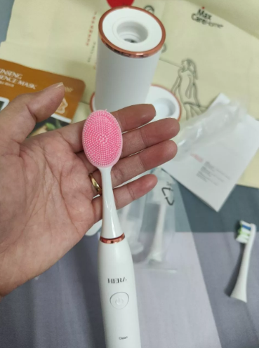 Bàn Chải Đánh Răng Điện Maxcare Hera Whitening - Sóng Siêu Âm 5 Chế Độ, Cảm Biến Áp Suất, Khử Khuẩn UV-C, Dành Cho Người Lớn