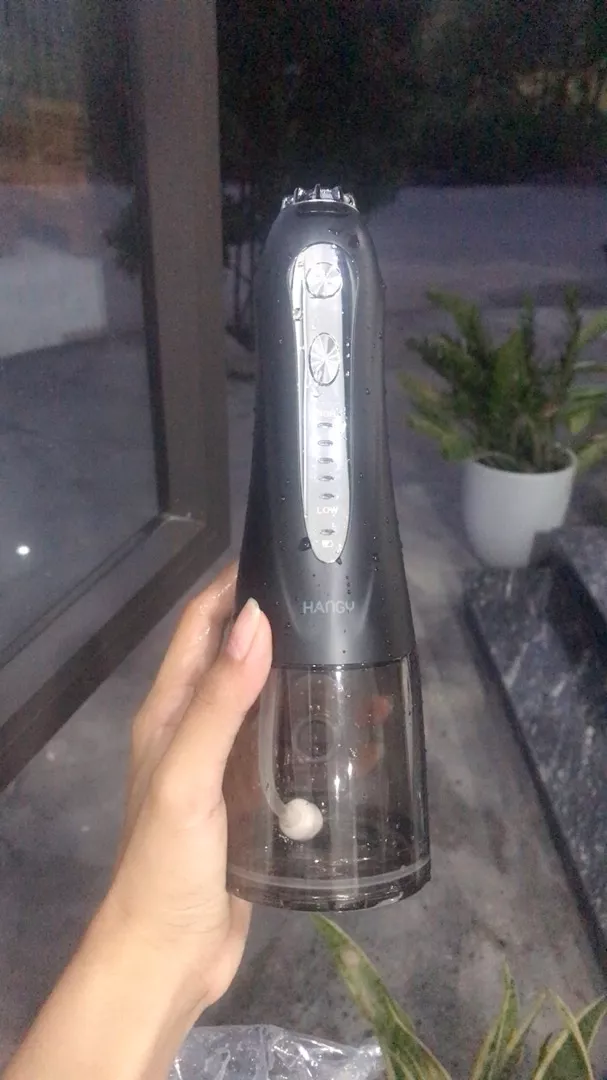 Máy Tăm Nước HF9P HANGY 5 Chế Độ - Công Nghệ Siêu Âm Tẩy Sạch Răng Miệng, Pin 2500mAh, Chống Nước IPX7