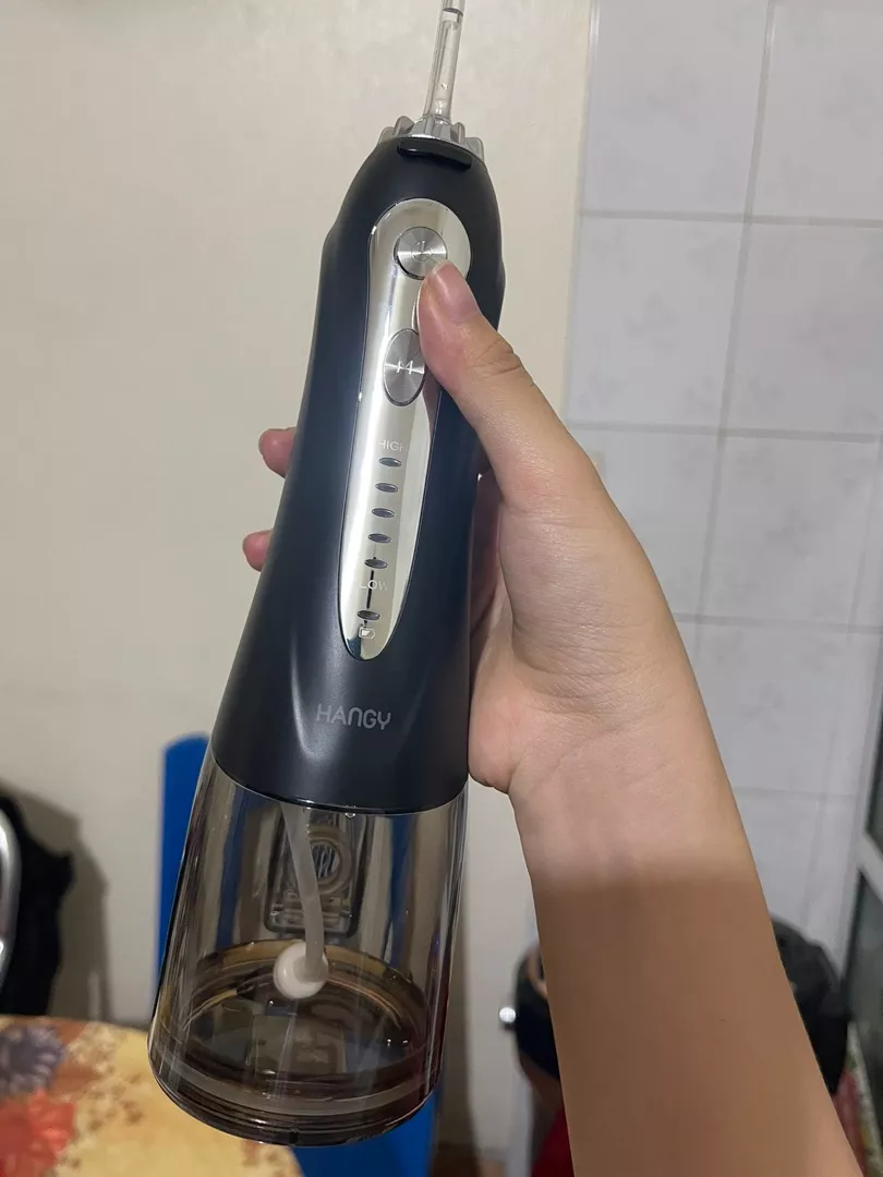 Máy Tăm Nước HF9P HANGY 5 Chế Độ - Công Nghệ Siêu Âm Tẩy Sạch Răng Miệng, Pin 2500mAh, Chống Nước IPX7