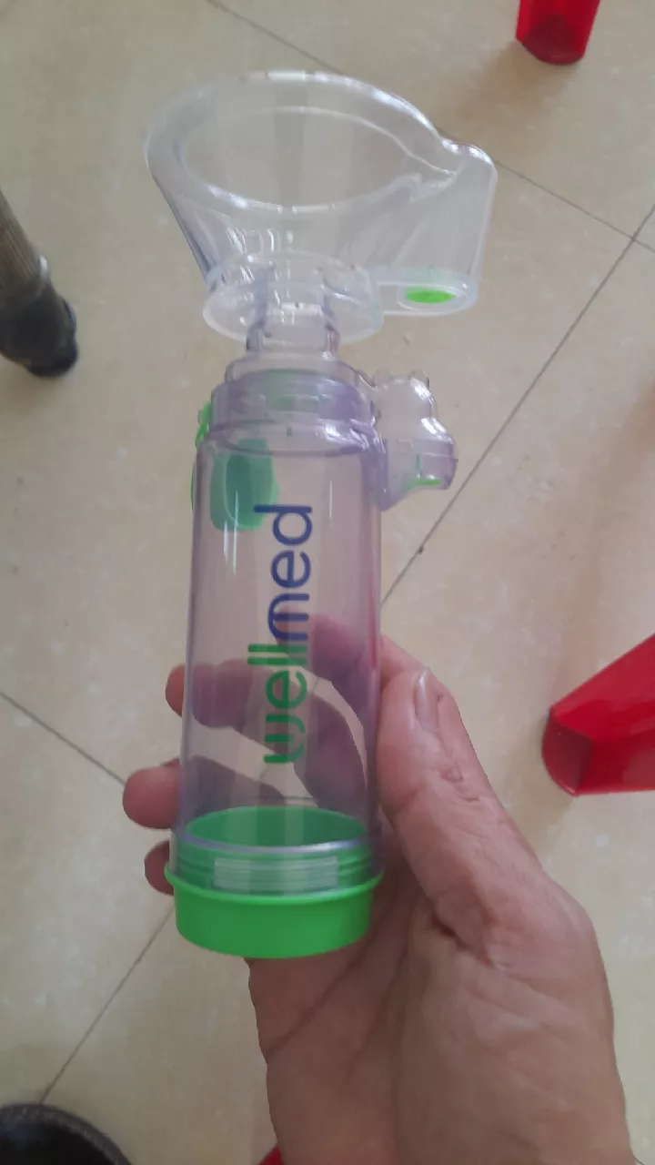 Buồng đệm khí dung Wellmed DL-08 kèm mặt nạ cho bé - Thiết bị chăm sóc sức khỏe hỗ trợ hô hấp an toàn và tiện lợi